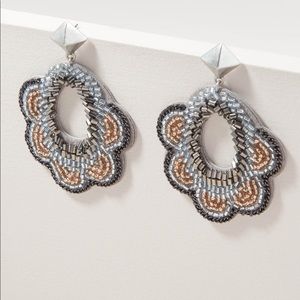 Dove statement earrings